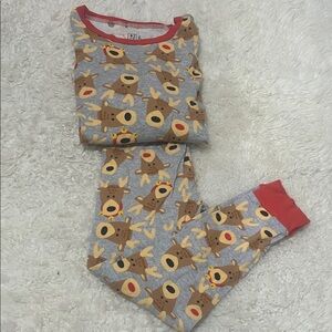 Reindeer Print Kids Pajamas